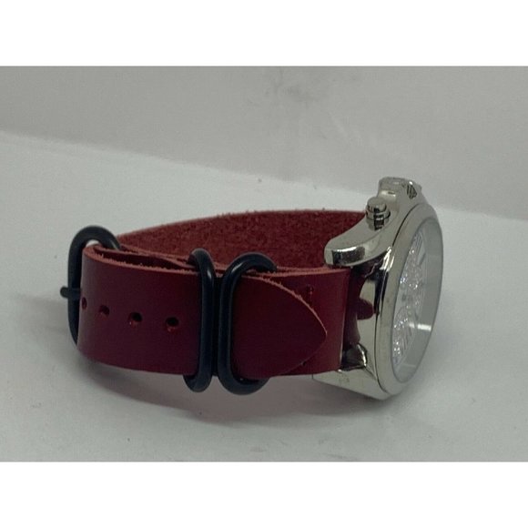 Michael Kors MK6320 Unisex Leather Analog Silver D